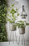 Mica Decorations Era - Bloempot - H21,5 x Ø23 cm - Reliëf - Wit