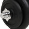 vidaXL - 18-delige - Halterset - 40 - kg - gietijzer