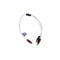 Fusion Female to Dual Male RCA Splitter Cable 0.27 meter