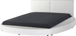 Beliani LAVAL - Waterbed - Wit - Kunstleer