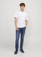 JACK&JONES JJIGLENN JJORIGINAL AM 814 NOOS - Slim fit jeans - Super Stretch 50% - Stonewash