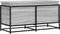 vidaXL - Opbergbox - met - deksel - 100x40x51,5 - cm - bewerkt - hout - grijs - sonoma