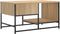 vidaXL - Salontafel - 85,5x51x45 - cm - bewerkt - hout - sonoma - eikenkleurig