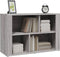 vidaXL - Dressoir - 80x30x54 - cm - bewerkt - hout - grijs - sonoma - eikenkleurig