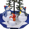 vidaXL - Kerstboom - sneeuwend - met - paraplubasis - 75 - cm - PVC - blauw