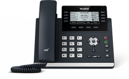 Yealink SIP-T43U - VoIP telefoon - HD geluid - Zwart