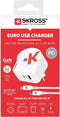 Skross AC65PD - USB Lader - 65W Power Delivery 3.0 - 1x USB-A 1x USB-C