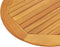 vidaXL - Tafelblad - 120x70x2,2 - cm - Ovaal - Massief - Acaciahout