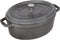 Staub Braadpan Ovaal Cocotte Grafietgrijs - ø 29 cm / 4.2 liter