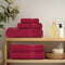 vidaXL - Handdoeken - 10 - st - 50x100 - cm - 360 - g/m² - 100% - katoen - bordeauxrood