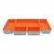 Basket spelset Confortime 5 Onderdelen Vilt 27,5 x 20 x 5,3 cm (5 Onderdelen) (6 Stuks)