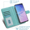 iMoshion Hoesje Geschikt voor Samsung Galaxy S10 Hoesje Met Pasjeshouder - iMoshion Luxe Portemonnee - Turquoise