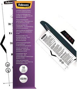 Fellowes carrier en schoonmaakset, ft A4, pak van 10 stuks