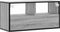 vidaXL - Tv-meubel - 80x31x39,5 - cm - bewerkt - hout - metaal - grijs - sonoma - eiken