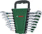 Bosch Ringsteeksleutelset - 8-delige set - Steek-/ringratelsleutels - Kleurcodering