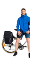 Vaude OnTour Back - Dubbele Fietstas - Waterdicht - Zwart