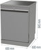 GORENJE GS673A96X - Vrijstaande Vaatwasser - 16 Couverts - A - WiFi & TotalDry
