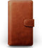 Qubits - luxe echt lederen wallet hoes - Geschikt voor Sony Xperia L2 - cognac