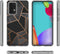 iMoshion Hoesje Geschikt voor Samsung Galaxy A52 (4G) / A52s / A52 (5G) Hoesje Siliconen - iMoshion Design hoesje - Zwart / Meerkleurig / Goud / Black Graphic