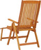 vidaXL - Tuinstoelen - met - voetensteunen - 2 - st - inklapbaar - eucalyptushout
