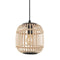 EGLO Bordesley Hanglamp - E27 - 91 cm - Zwart/Hout