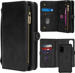 iMoshion Hoesje Geschikt voor Samsung Galaxy S20 Hoesje Met Pasjeshouder - iMoshion 2-in-1 Wallet Bookcase - Zwart