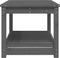 vidaXL Tuintafel 82,5x50,5x45 cm massief grenenhout grijs