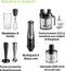 Braun MQ9187XLI - Staafmixer - 1200W - Zwart