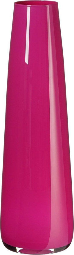 Mica Decorations Vaas Vera - 15x15x50 cm - Glas - Roze