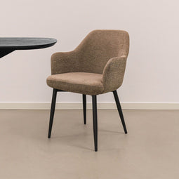 Kick Jodi - Eetkamerstoel - Strak design - Taupe