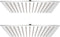 vidaXL - Regendouchekop - 2 - st - 30x30 - cm - roestvrij - staal