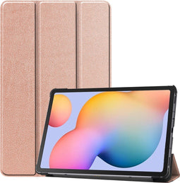 imoshion Galaxy Tab S6 Lite (2024/2022) - Trifold Bookcase - Auto-wake functie - Rosé Goud