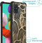 iMoshion Hoesje Geschikt voor Samsung Galaxy A51 Hoesje Met Koord - iMoshion Design Hoesje met Koord - Goud / Zwart / Golden Leaves