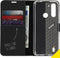 Accezz Moto G8 Power Lite - Wallet Softcase Booktype - 3 Pashouders - Zwart