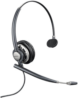 Plantronics HW710 - Bedrade Hoofdband Headset - Supraaural 100 - 6800 Hz - Zwart