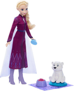 Disney Frozen - Elsa Pop - Inclusief ijsbeertje en accessoires - Meerkleurig