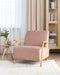 LESJA - Fauteuil - Roze - Stof