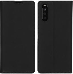 iMoshion Hoesje Geschikt voor Sony Xperia 10 III Hoesje Met Pasjeshouder - iMoshion Slim Folio Bookcase - Zwart