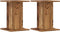 vidaXL - Speakerstandaards - 2 - st - 30x30x40 - cm - bewerkt - hout - oud - houtkleurig