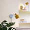 Dyberg Larsen Ocean - Wandlamp - Retro design - Turquoise