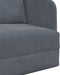 vidaXL - Ligbed - Sofa - 2-in-1 - Donkergrijs - 65x80x83 - cm - Fluweel