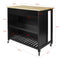 SoBuy FKW74-SCH - Keukeneiland - Werkblad 100x60 cm - Zwart