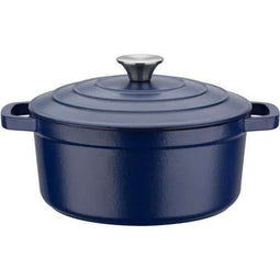 GSW - Blue Magic - Soeppan - Ø 24 cm - Gietijzer - Blauw - Alle warmtebronnen inclusief inductie
