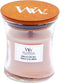 WoodWick Vanilla & Sea Salt - Mini Geurkaars - 20 branduren - 85gr - 8 cm / ø 7 cm