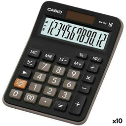 Casio MX-12B - Rekenmachine - 12 Cijfers - Zwart (10 stuks)
