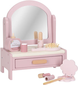 Little Dutch Kaptafel - Hout - Draaiende spiegel - Roze