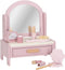 Little Dutch Kaptafel - Hout - Draaiende spiegel - Roze