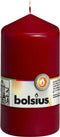 Bolsius Stompkaarsen 8 st 130x68 mm wijnrood
