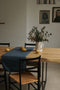 Laura Ashley Kitchen Linen Collectables Tafelloper - Blauw - dubbelzijdig - Wild Clematis 40x150cm