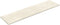 vidaXL - Wandpanelen - 12 - st - 1,08 - m² - 60x15 - cm - fluweel - crèmekleurig